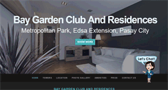 Desktop Screenshot of baygardenclubandresidences.com